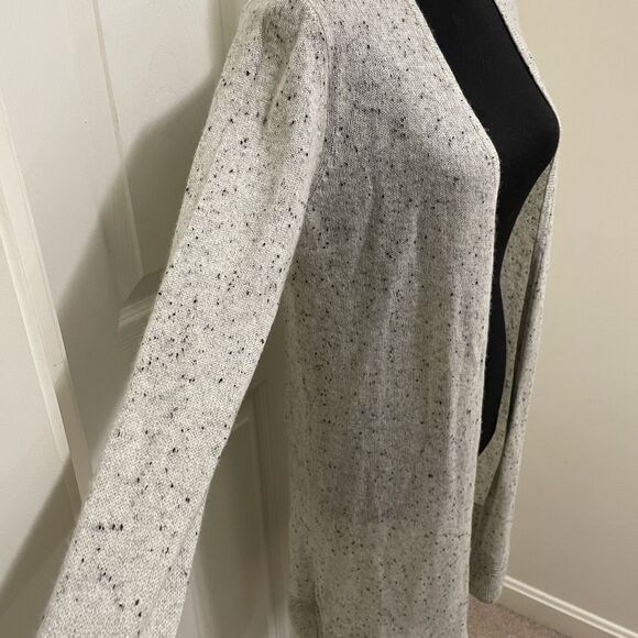 PURE COLLECTION 100% Cashmere Open Front Long Knit Cardigan Sweater Small - Picture 5 of 8